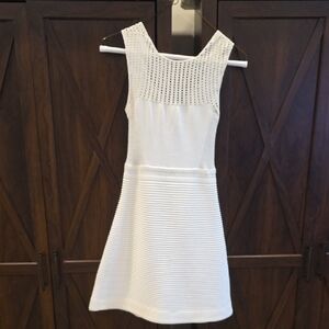 Nanette Lepore Crochet Ivory Dress